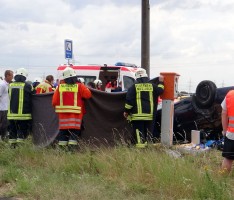 Schwerer Unfall L600 / L598 am Umspannwerk: Mehrere Verletzte