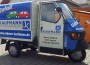 Italienischer Mini-„LKW“: APE als Werbeträger oder mobile Kaffeemaschine