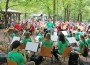 Waldfest des MV Sandhausen: Viele Orchester – Beste Stimmung – Am Ende leider Regen