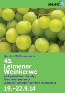 4152 - Leimener Weinkerwe Großbanner