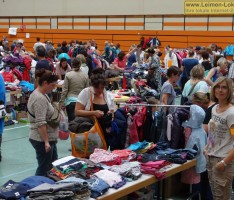 Herbstflohmarkt für Kindersachen sehr gut besucht