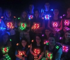 Lasertag-Ausflug der Leichtathletik Jugendgruppe