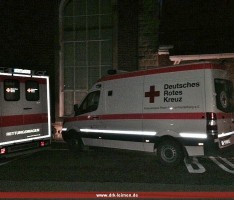 Einsatz der Schnelleinsatzgruppe bei einem Brand in Wiesloch