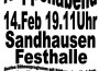 14. Februar: Großer Kappenabend in der Festhalle Sandhausen