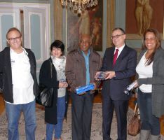 Kubanischer Vizekulturminister Orlando Vistel zu Besuch in Leimen