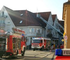 Brand in Sandhäuser Bahnhofstraße: </br>Hoher Sach-, kein Personenschaden