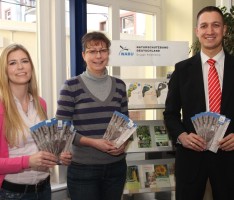 Sparkasse unterstützte finanziell Flyer mit NABU-Jahresprogramm