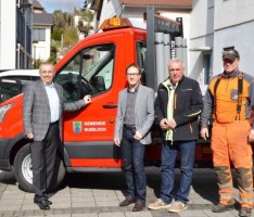 Neues Fahrzeug für Nusslocher Bauhof in Betrieb genommen