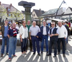 Nussloch feierte bei bestem Wetter das 18. Brunnenfest mit Gewerbeschau
