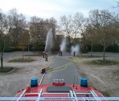 Löschangriff der Jugendfeuerwehr