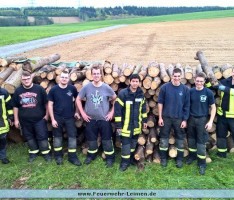 Jugendfeuerwehr Leimen: Vorbereitungen Zeltlager – Das Feuerholz