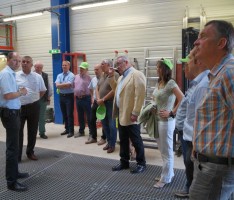 Informationsbesuch beim Biomasse-Heizkraftwerk der AVR in Sinsheim