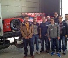 JU-Kreisverbände Karlsruhe-Land und Rhein-Neckar bei Porsche