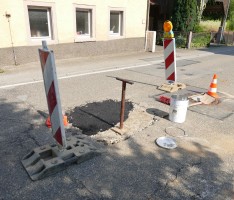 Hier ist das echte Sommerloch:</br> In Gauangelloch tat sich die Erde auf