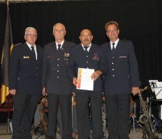 Josef Specht von der FFW St. Ilgen erhielt das Deutsche Feuerwehr-Ehrenkreuz in Bronze