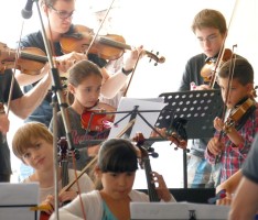 Volles Programm beim Sommer Open Air Konzert der Musikschule Leimen