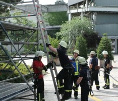 Feuerwehr Leimen trainiert für Bronze