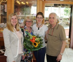 Caféhaus Schween feiert Jubiläum – seit 40 Jahren in Leimen am Georgi-Marktplatz