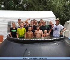Jugendfeuerwehr St. Ilgen beim Zeltlager in Altlußheim