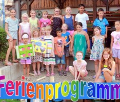 Ferienprogramm bei der AWO-Leimen: Foto-Platzsets selber basteln