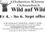 4.-.6. September – „Wild-auf-Wild“ in der Hubertusklause Ochsenbach