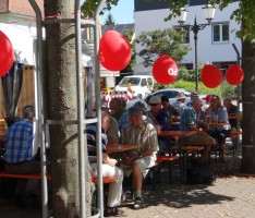 SPD Brunnenfest in St. Ilgen bei tropischen Temperaturen