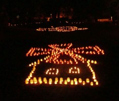 Lichterfest im Menzerpark Leimen am Samstag, 03. September