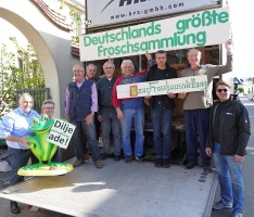 Diljemer Frösche gut im Heidekastell Iserhatsche angekommen