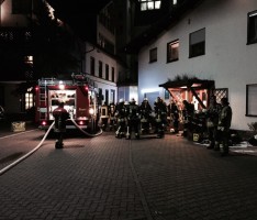 Brand in der Mühle in Dielheim