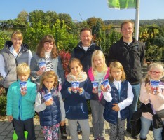 Tenniskinder beim Zoobesuch in Heidelberg