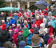 Nass und kalt: Leimener Weihnachtsmarkt verzeichnet geringeren Besucherandrang