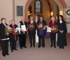 Evangelischer Kirchenchor Leimen ehrte langjährige Mitglieder