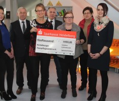 Sparkasse Heidelberg überreicht 5000 Euro an die Heidelberger Hauspflege