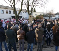 Aramäer weihen Denkmal zur Erinnerung an Genozid von 1915 in Leimen ein