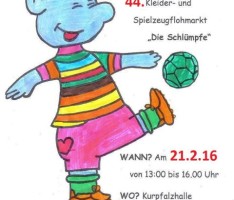 Flohmarkt „Schlümpfe“: Anmeldung am 30. Januar