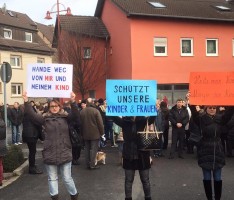 Demonstration „Gegen Gewalt“ auch in Leimen – Teilnehmer mehrheitlich Russlanddeutsche