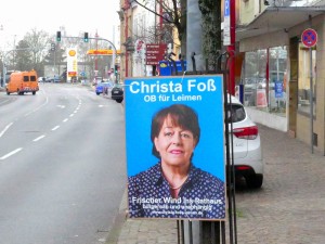 6699 - Christa Foss Wahlplakat