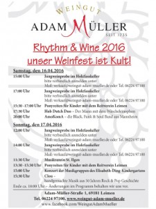6914 - Weingut Adam Müller Plakat 480