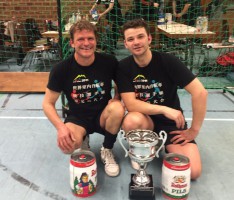 Leimener Radballer Dorian Doroftei und  Jürgen Junkert gewinnen Verbandspokal