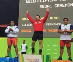 Leimener Gewichtheber Almir Velagic holt Gold bei Olympia-Test in Rio