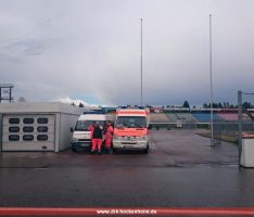 Absicherung Radsportveranstaltung auf dem Hockenheimring