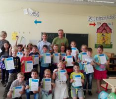 Sicherheitstraining der 2. Klassen an der Geschwister-Scholl-Schule