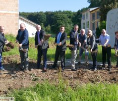 Erster Spatenstich in Lingental: Kirschenweg wird ausgebaut