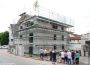 Wohnhaus der Städtischen Wohnbau in Dilje: Rohbau steht – Richtfest