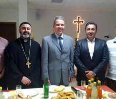 Oberbürgermeister Reinwald besuchte das Aramäische Gemeindezentrum Leimen
