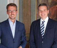 Bundestagsabgeordneter Dr. Lars Castellucci zu Besuch im Leimener Rathaus