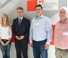 Matthias Frick und MdB Lars Castellucci bei „SPD-Blaulichtkonferenz“