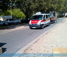 Fahrertraining für Einsatzfahrzeuge der DLRG Leimen