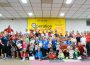 59 Kinder besuchten am Türöffner-Tag das BLZ Gewichtheben in Leimen