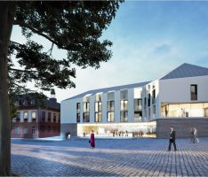 Leimener Bürgerinitiative wendet sich gegen Rathausplatz-Bebauung mit Hotel / Festhalle